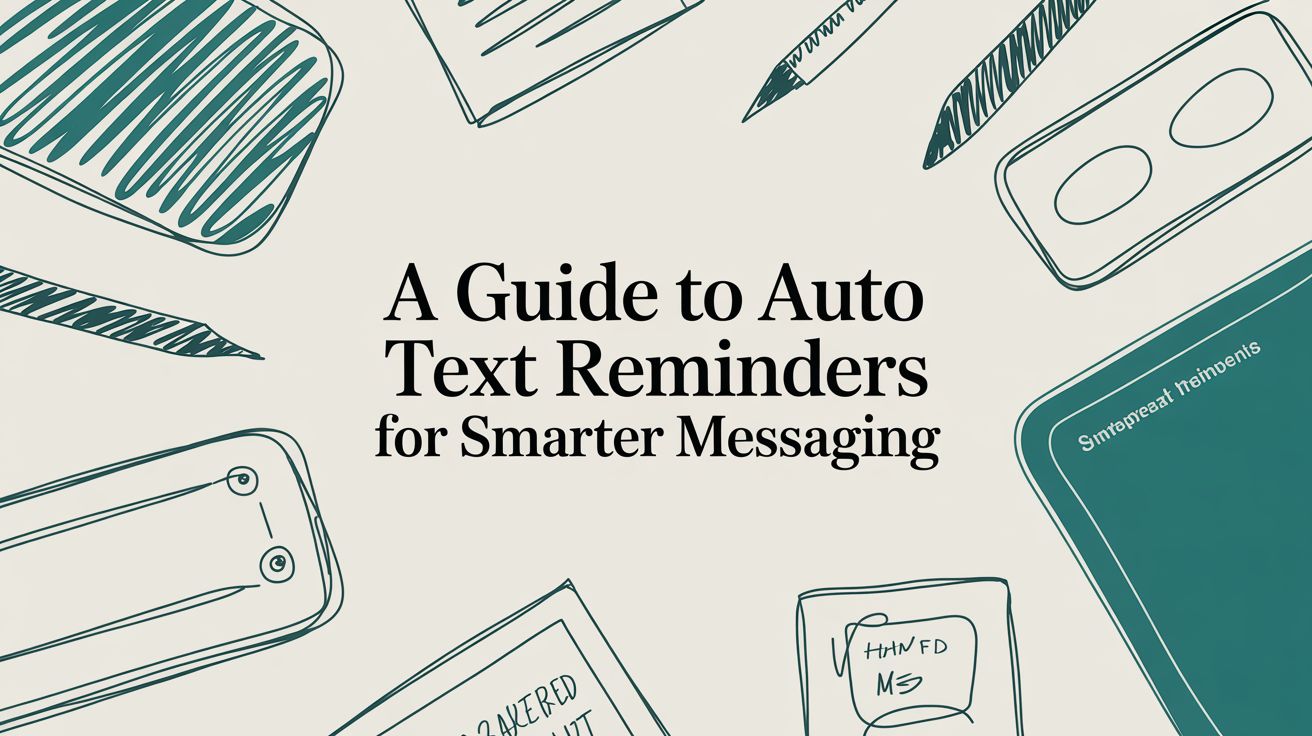 A Guide to Auto Text Reminders for Smarter Messaging