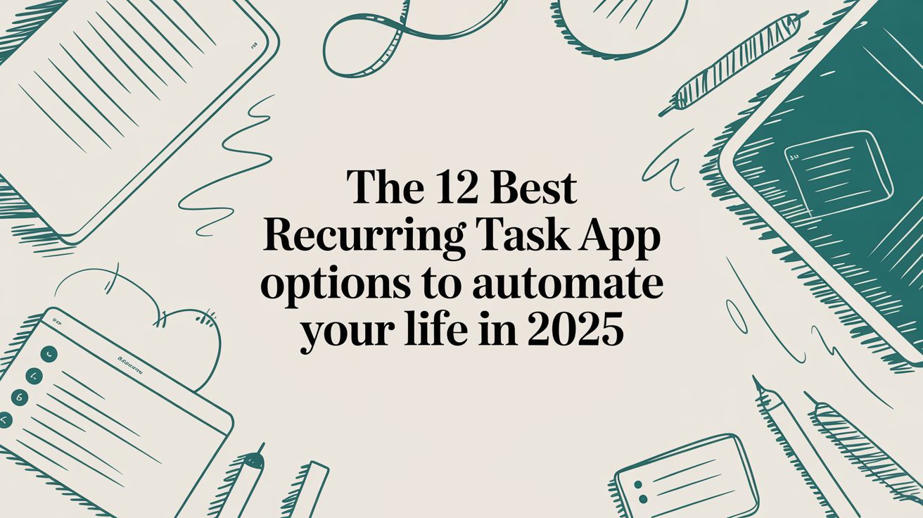 The 12 Best Recurring Task App Options to Automate Your Life in 2025