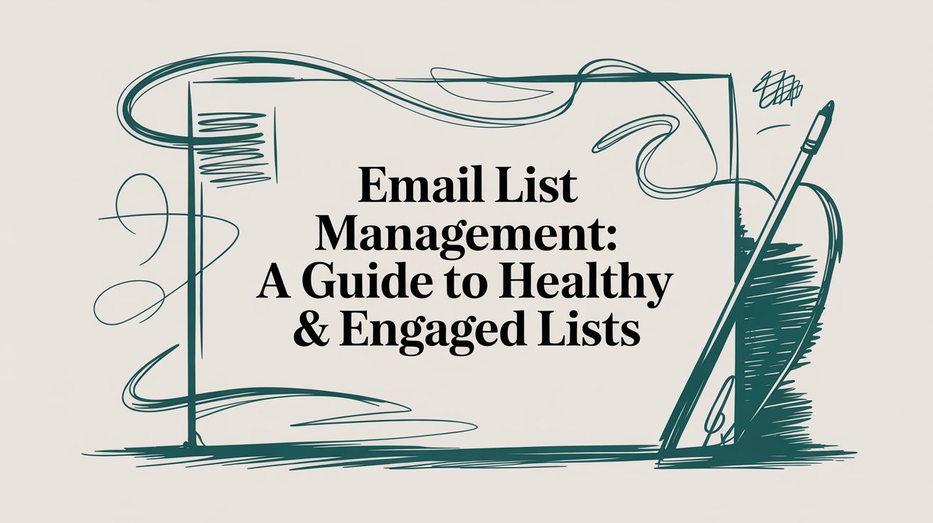 Email List Management: A Guide to Healthy & Engaged Lists