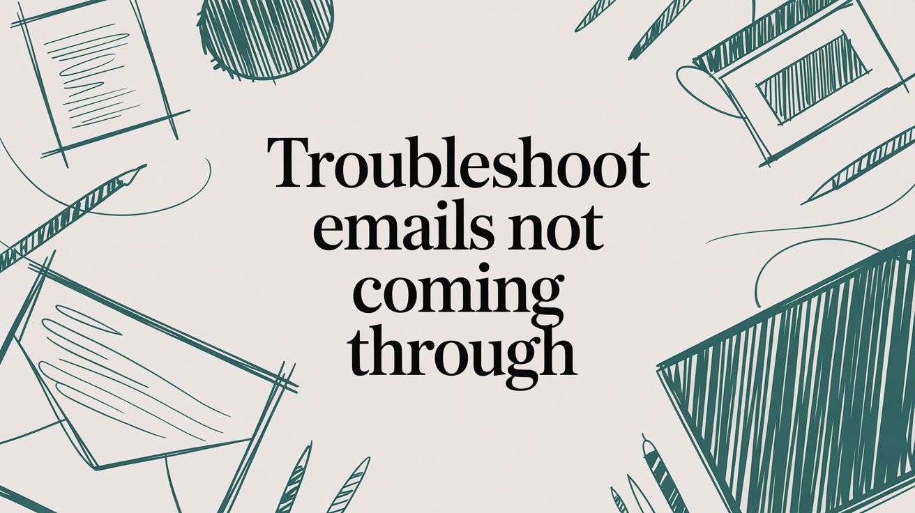 Troubleshoot Emails Not Coming Through