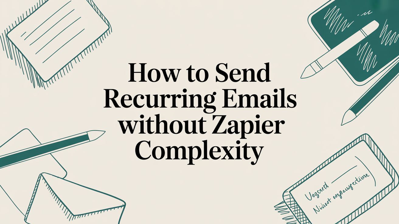 How to Send Recurring Emails Without Zapier Complexity