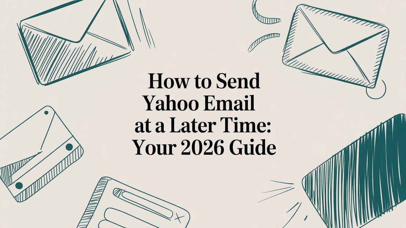 How to Send Yahoo Email at a Later Time: Your 2026 Guide