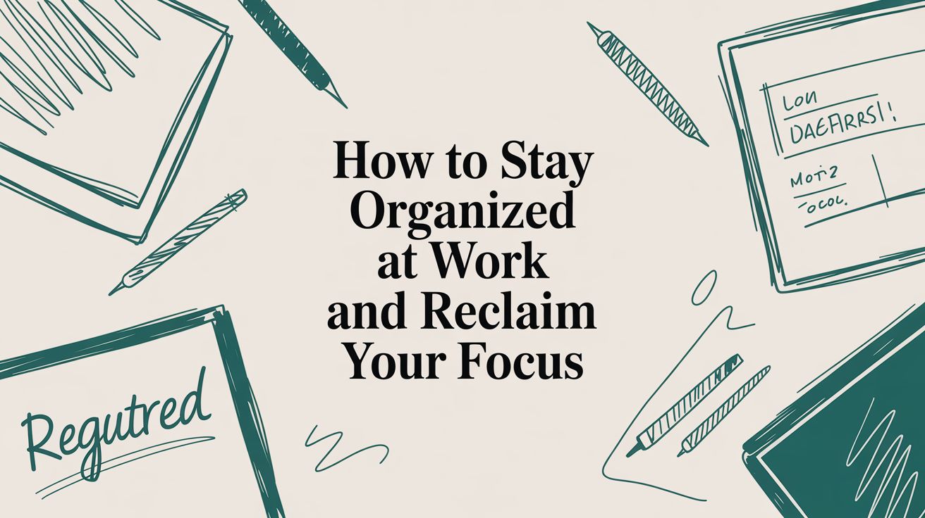 How to Stay Organized at Work and Reclaim Your Focus