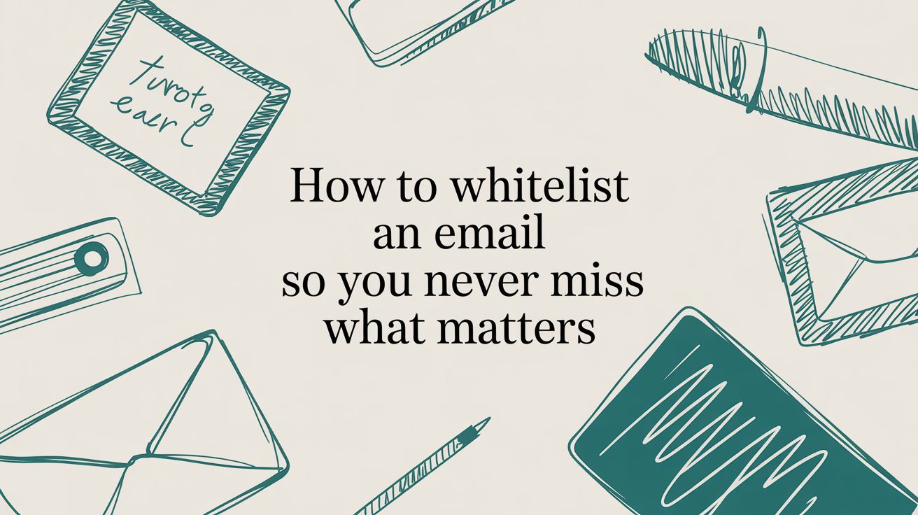 How to Whitelist an Email So You Never Miss What Matters