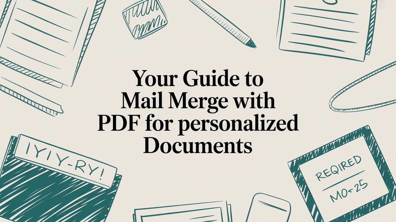Your Guide to Mail Merge With PDF for Personalized Documents
