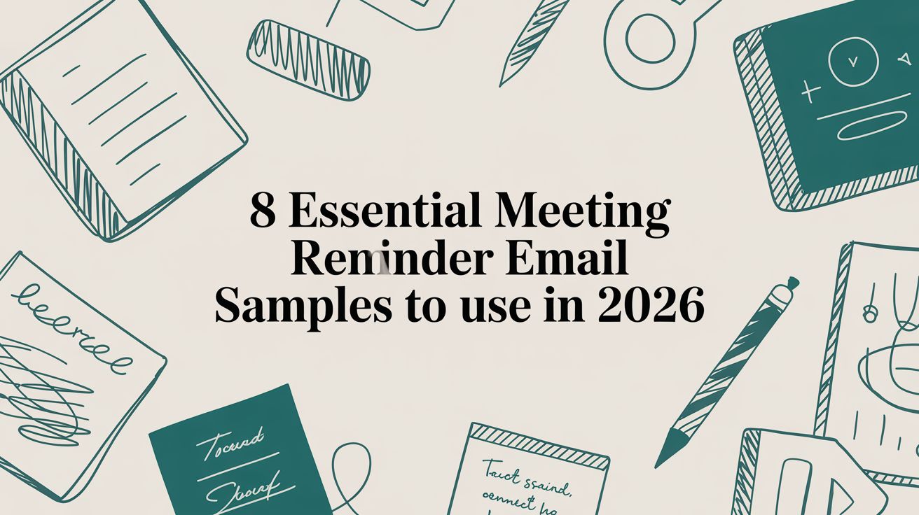 8 Essential Meeting Reminder Email Samples to Use in 2026