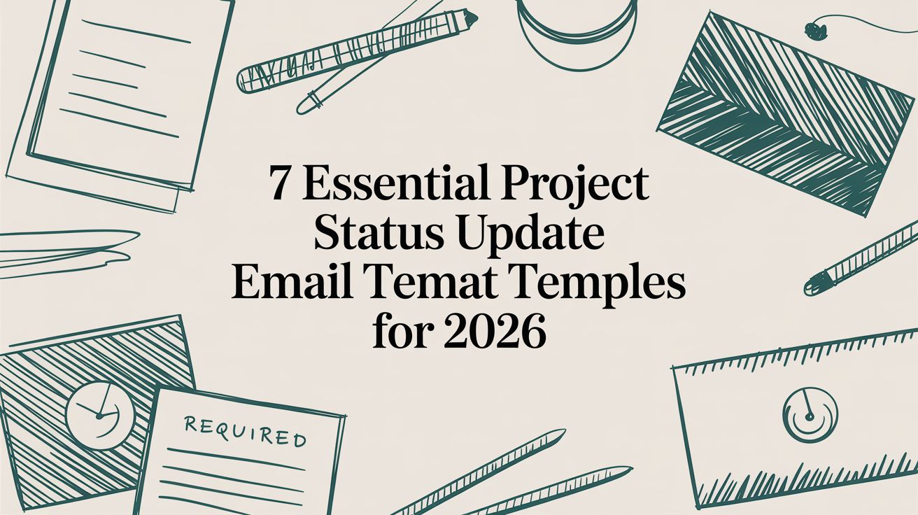 7 Essential Project Status Update Email Template Examples for 2026