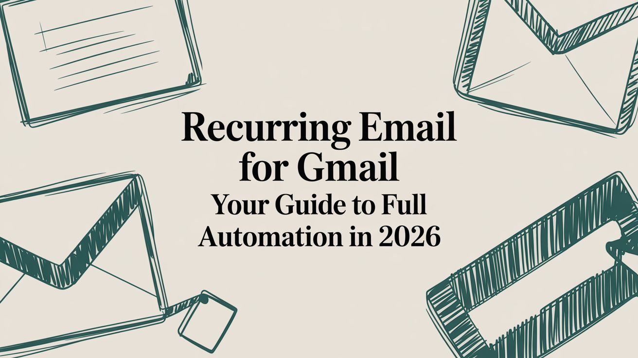 Recurring Email for Gmail Your Guide to Full Automation in 2026