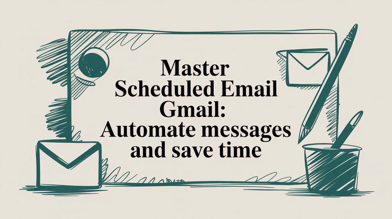Master scheduled email gmail: Automate messages and save time