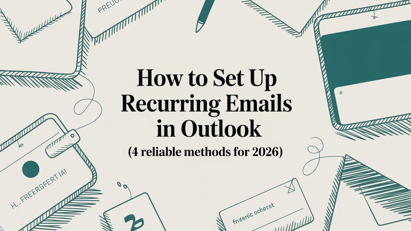 How to Set Up Recurring Emails in Outlook (4 Reliable Methods for 2026)