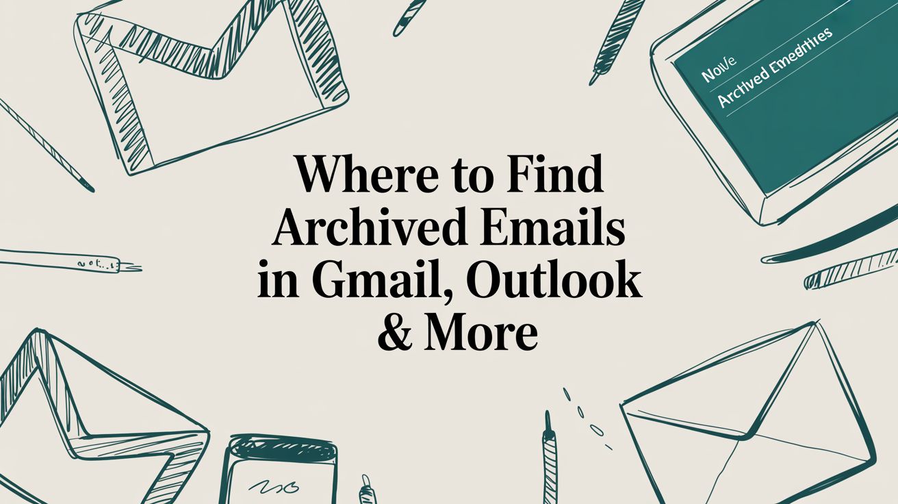 Where to Find Archived Emails in Gmail, Outlook & More