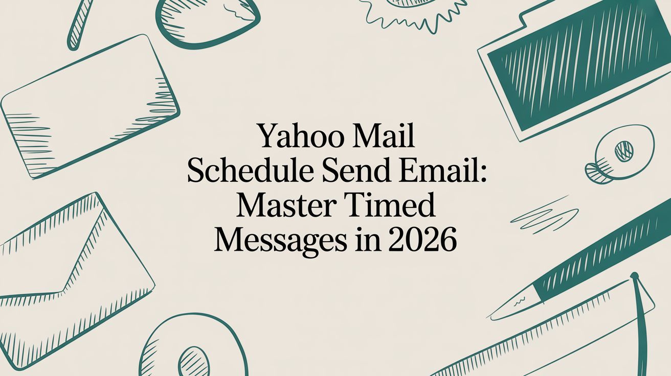 Yahoo Mail Schedule Send Email: Master Timed Messages in 2026
