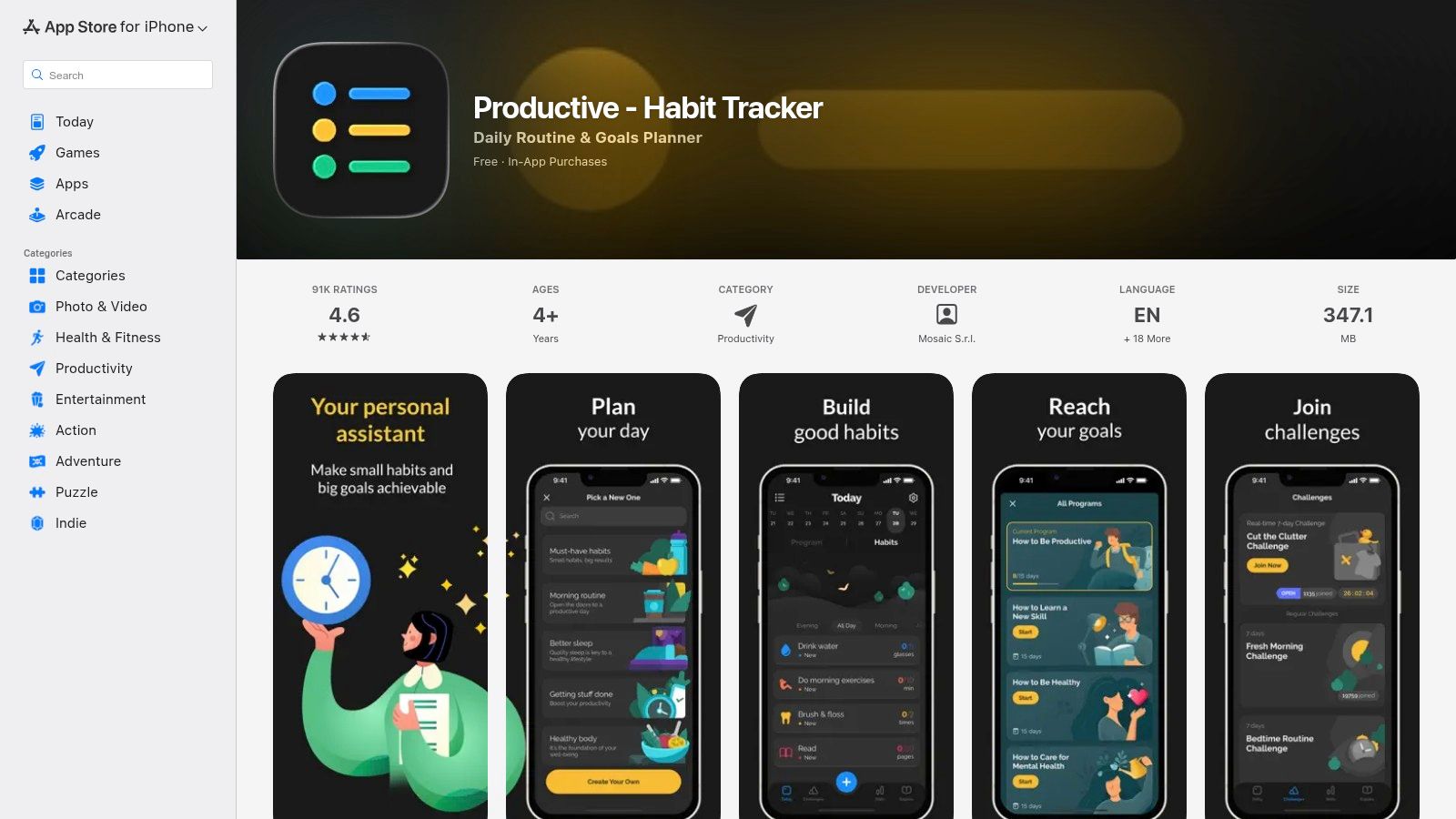 Productive – Habit Tracker